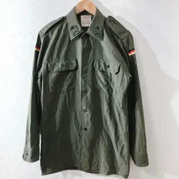 빈티지 독일군 밀리터리 셔츠 남성용 XL 구제 의류