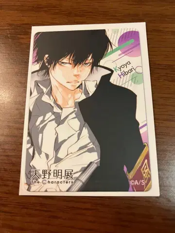 아마노 아키라 전시회 캐릭터 카드 2장 세트