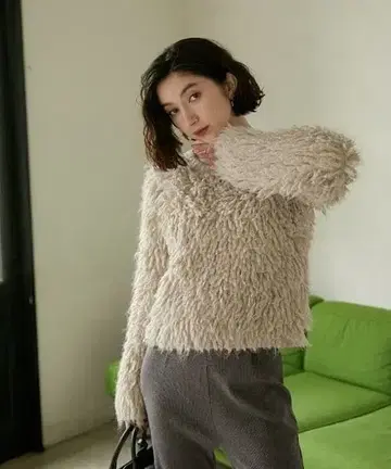 지나시스 eL*엘 루프 편직 니트 풀오버 베이지 29,000