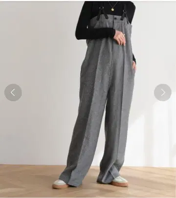 캐널진 (레드찹 웍스) 서스펜더 헤링본 팬츠 38