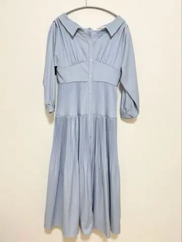 herlipto Pleated Open Shirt Dress