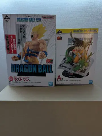 드래곤볼 피규어와 포스터 세트