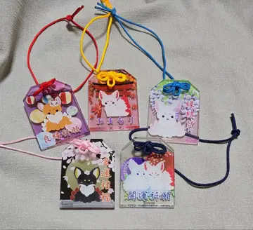 쵸콘과 구미호님 아크릴 부적 5개 세트