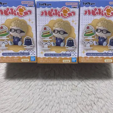 하이큐!! 하피피규어 vol.1 츠키시마 케이 3개 세트