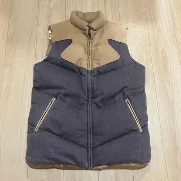 ERIC HAZE 헤이즈 90's 리버서블 절개 다운 베스트 우라하라