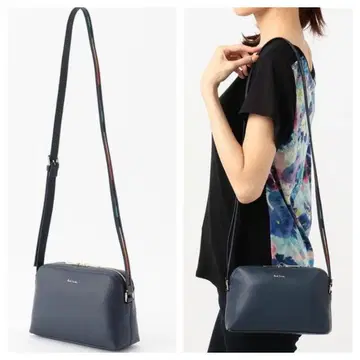 폴 스미스 인레이드 스트라이프 핸들 숄더 백