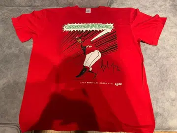 [레어품] 히로시마 카프 2018 A.메히아 내일 첫 홈런 티셔츠