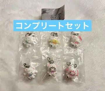 컴플리트 산리오 메지루시 액세서리 복슬복슬 스노우 플로키 전 6종