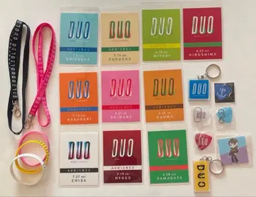 [ 낱개 판매 불가 ] 이리에 레오 투어 굿즈 DUO 오디언스 패스 키링