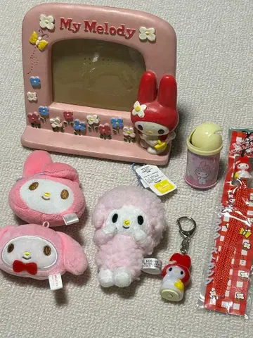 My Melody 캐릭터 굿즈 7세트 1997 산리오