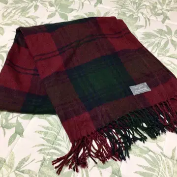 choutrente 빨간색 그린 체크 스톨 머플러