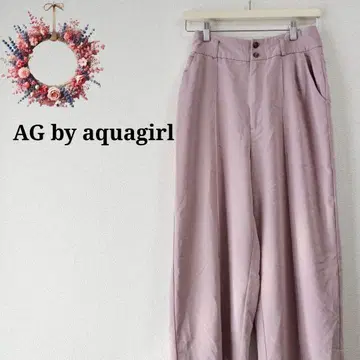 AG 바이 아쿠아걸 컬러 팬츠 치노 팬츠 센터 프레스 M