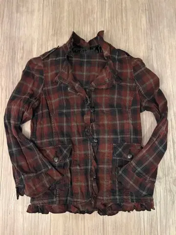 Hysteric Glamour 체크 셔츠 자켓