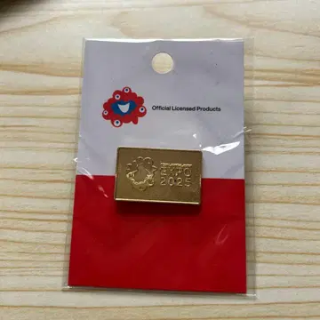 오사카 간사이 만박 EXPO 2025 미야쿠미야쿠 핀 배지 금 골드