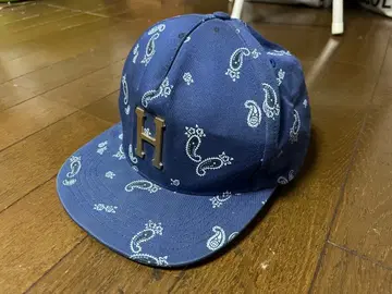 HUF 페이즐리 무늬 캡 블루