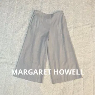 MARGARET HOWELL 울 캐시미어 트라우저