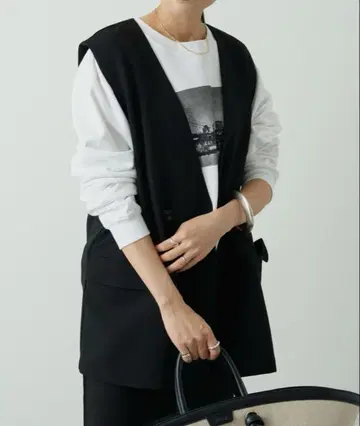라운지 드레스 베스트 자켓