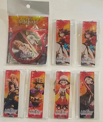 케이오스 드래곤 캔뱃지 키링 세트