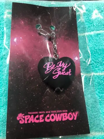 [ ETS 한정판! ] 이와타 타카노리 SPACE COWBOY 하트 키링