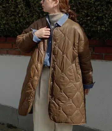 퀼팅 패딩 자켓 코트