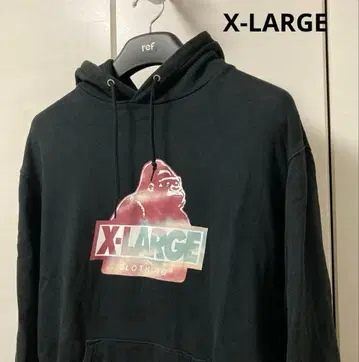X-LARGE 엑스라지 빅 로고 후드티 풀오버 남성용 XL