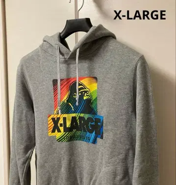 X-LARGE 엑스라지 빅 로고 후드티 풀오버 남성용 M