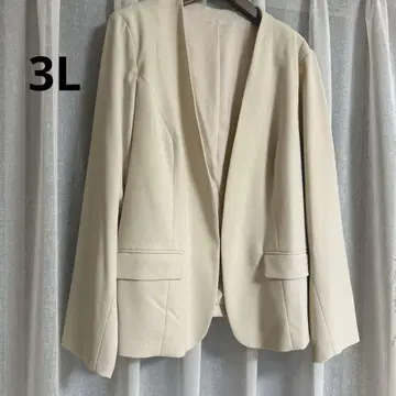 3L 베이지 아이보리 자켓
