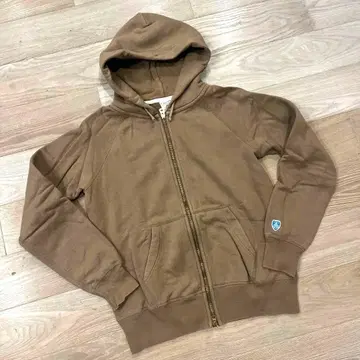 새상품급 일본제 오르치발 ORCIVAL 풀 집업 후드티 2 베이지