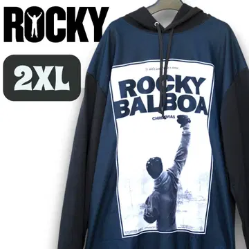 새상품급 영화 록키 ROCKY BALBOA 2XL 후드티 크리스마스