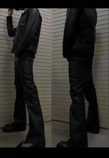 goar.archive의 STRAPPED OIL PANTS