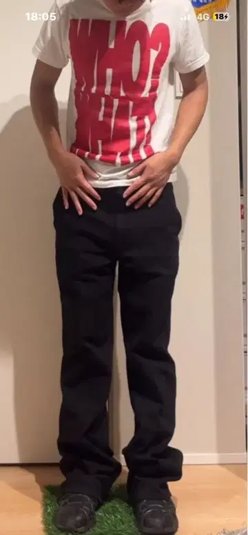 플레어 데님 블랙 유니클로