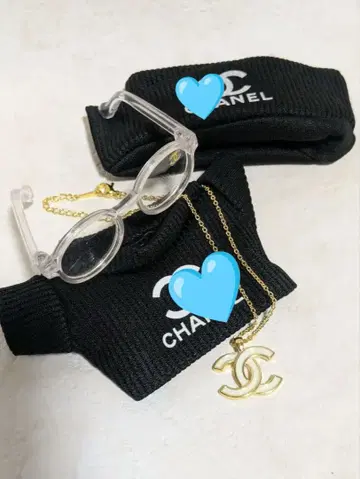 러브베어용 T셔츠, 모자, 안경, 목걸이 4종 세트