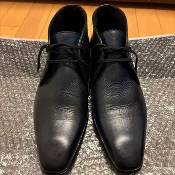 PALAGIO 부츠 가죽 신발 다크 네이비 41