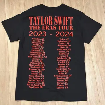 Taylor Swift 테일러 스위프트 T셔츠 ERAS TOUR