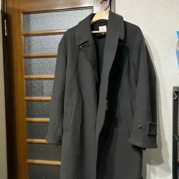 beams dot 타이 로켄 코트 L 사이즈 차콜