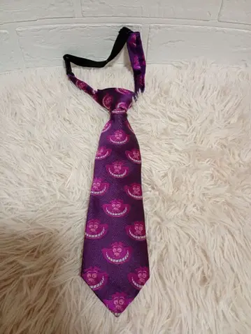 디즈니 리조트 원더랜드 앨리스 체셔캣 넥타이 리본