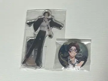 KUN 니트부 RED 캔뱃지 아크릴 스탠드