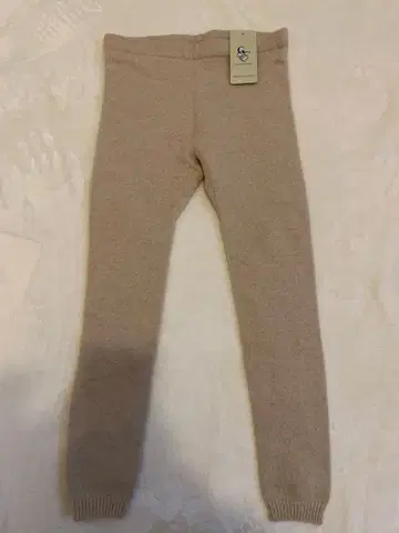 몽골제 캐시미어 100% 리브 니트 팬츠 택 포함 새상품 CASHMERE