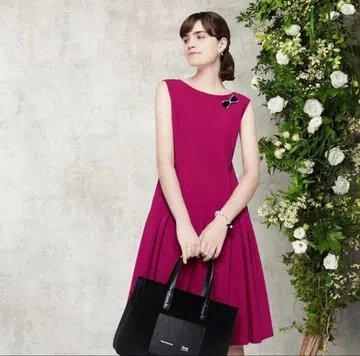 르네 45th Anniversary 원피스 34 라즈베리 핑크