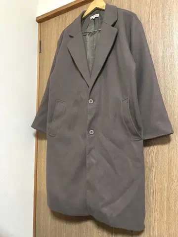 Astronomy 루즈 멜톤 체스터 코트 모카 S