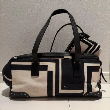 아네스베 기하학 패턴 토트백