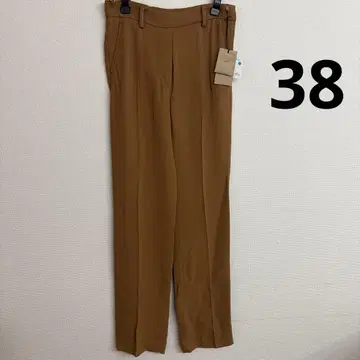38 누메 브라운 캐주얼 팬츠