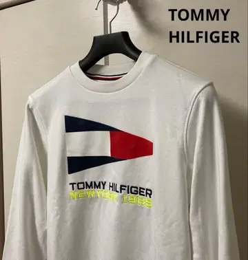 타미힐피거 플래그 로고 트레이닝복 맨투맨 여성용 L