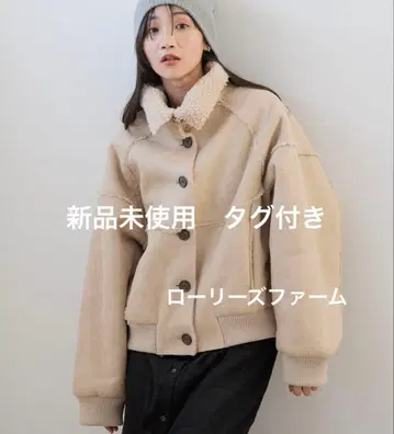 무스탕 그루 블루종 로리즈팜