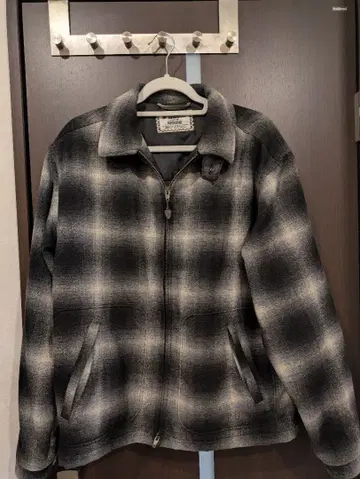 맥그레거 옴브레 체크 드리즐러 자켓 M