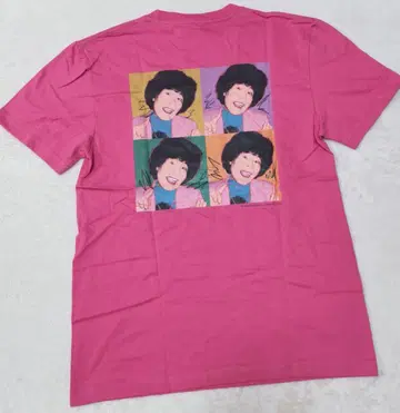 새상품 EDWIN 하야시야 페 콜라보 T셔츠 핑크