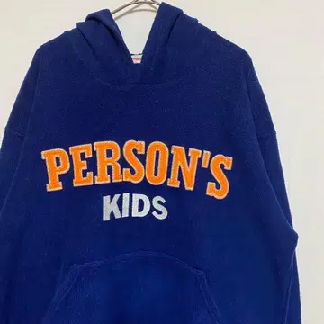 구제 PERSON'S KIDS 플리스 풀오버 후드티 vintage