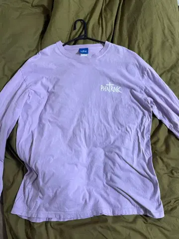 PHATRNK 라벤더 롱 슬리브 T셔츠 XXL