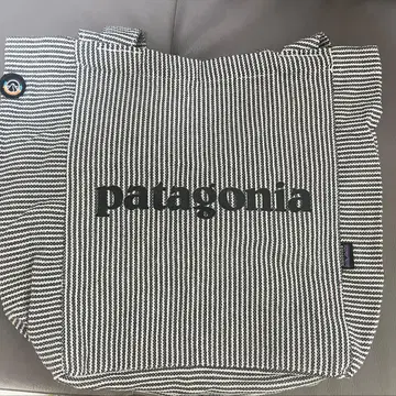 Patagonia 코튼 토트백 스트라이프