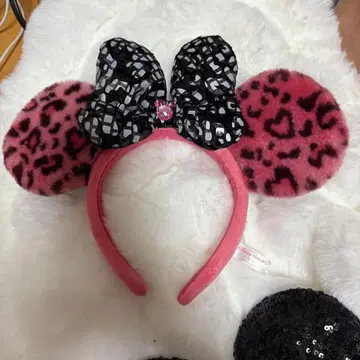 디즈니 레오파드 무늬 머리띠